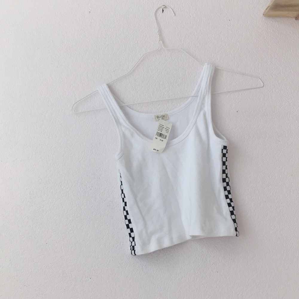 Brandy Melville tank top checkerboard
